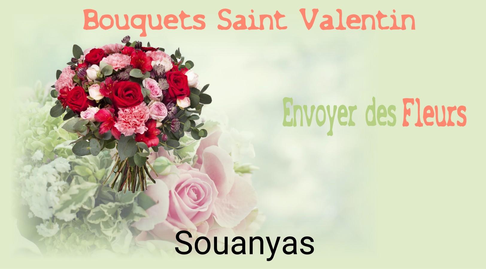 Roses de Saint-Valentin livrées à Souanyas